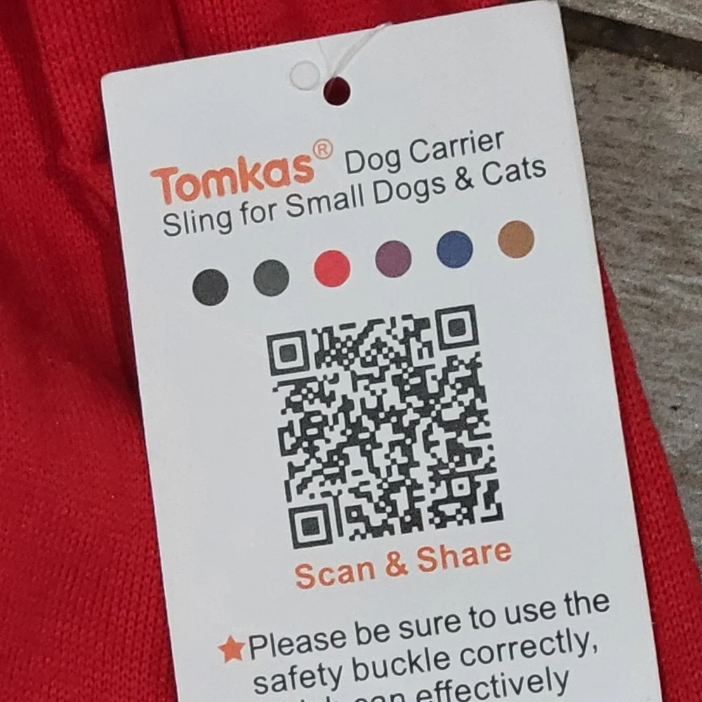 Tomkas pet sling NWT cat kitten puppy or sm dog